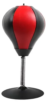 Produktbild von Vitu Tisch Boxsack - Lustiger Anti Stress Boxball mit Saugnapf für Büro und Zuhause