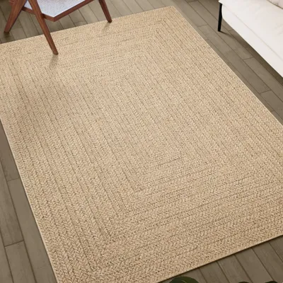 Zdjęcie produktu dla Dywan do wnętrz i na zewnątrz w kolorze beżowym/brązowym Rozmiar - 120 x 170 cm