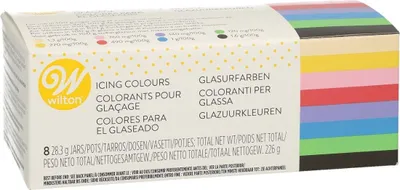 Produktbild von Wilton EU Icing Color SET 8 x 28g gemischte Farben