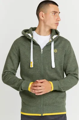 Produktbild von Solid SDBenjaminZip Herren Sweatjacke Kapuzenjacke Hoodie mit Kapuze Reißverschluss Kordelzug Baumwollmischung Regular fit