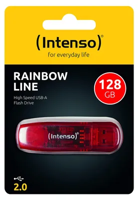 Produktbild von Intenso Rainbow Line USB-Stick 2.0 128GB Farbmix