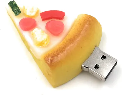 Produktbild von Onlineworld2013 Pizza Essen Fast Food Funny USB Stick 128 GB USB 3.0