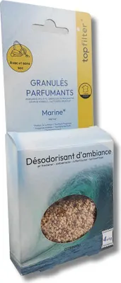 Image de 4 Sachets de granulés parfumés pour aspirateur senteur marine TopFilter