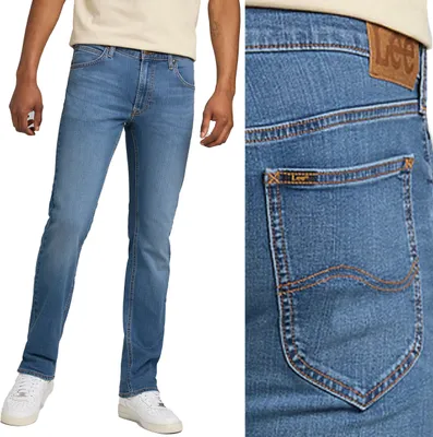 Produktbild von LEE Herren, Jeanshosen, Regular fit DAREN ZIP FLY MID, W31 L32, Blau, Jeans, baggyjeans, buggy