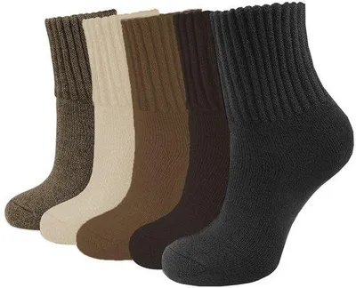 Produktbild von Wollene Winterstrümpfe 5er Pack