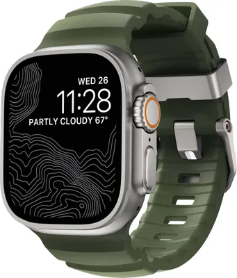 Produktbild von Nomad, Wasserdichtes Sportarmband 49 mm für Apple Watch Rocky Point, Grün