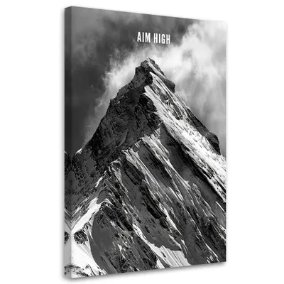Immagine prodotto di Tela Montagne che svettano 70x100 Feeby Grigio quadro per la parete pronto da appendere