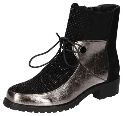 Produktbild von 2Go Fashion Damen 8240-501 Mode-Stiefel, schwarz/Silber, 37 EU