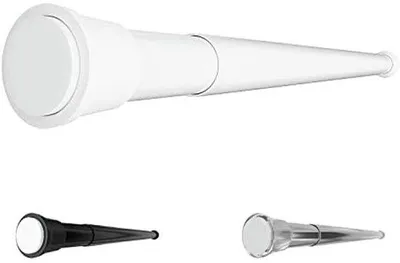 Produktbild von Duschvorhangstange 55-90 cm - Weiß, ohne Bohren