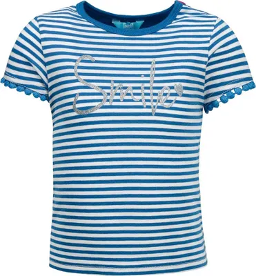 Immagine prodotto di T-shirt a righe ragazze cotone comfort festivo