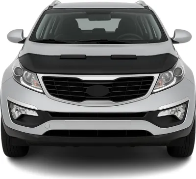 Zdjęcie produktu dla Osłona maski silnika do Kia Sportage 2010-2015 Czarna winylowa osłona samochodowa
