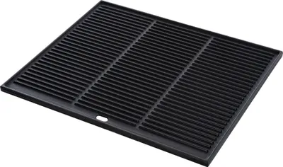 Produktbild von CLP Grillplatte aus emailliertem Gusseisen korrosionsbeständig,anthrazit 48.5x40 cm