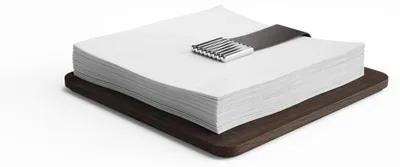 Produktbild von Georg Jensen BERNADOTTE NAPKIN HOLDER STAINLESS STEEL SMOKED OAK 10020597