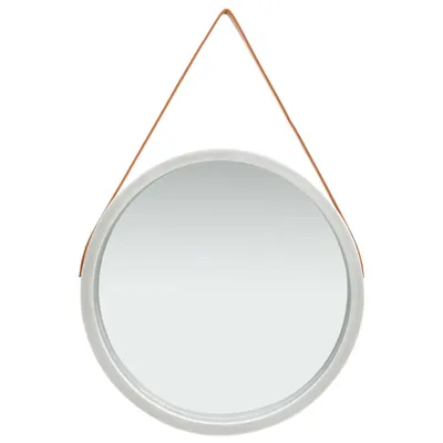 Produktbild von Wandspiegel mit Gürtel 60 cm Silbern