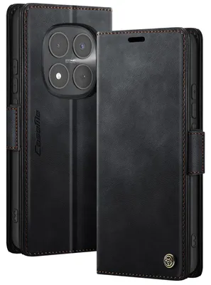 Obrázok produktu pre Avizar, elegantné puzdro CaseMe s ochranou proti RFID pre Redmi Note 15 Pro 5G, čierna farba