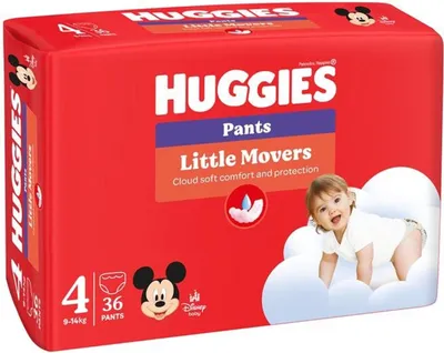 Image de HUGGIES Little Movers Culotte vel. 4 (36 ks)
