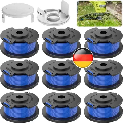 Produktbild von 6x Spulen Spulendeckel Set für Ryobi Rasentrimmer Trimmer Fadenspule Ersatzspule