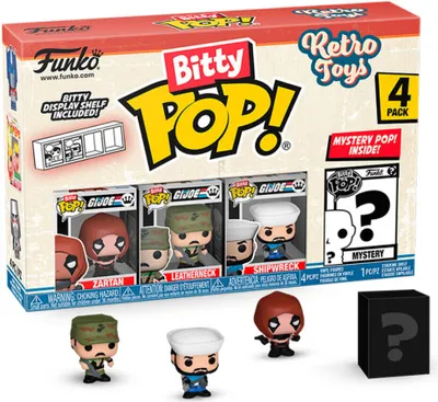 Immagine prodotto di Mini-Figurki Bitty POP! 4-Pak GI Joe - Vinyl Figurki 2,5 cm - ma