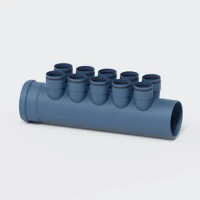 Produktbild von POLOPLAST Lüftungsverteiler POLO-KWL, DN160x10x75mm, L608mm, Kunststoff, 1 Stk.