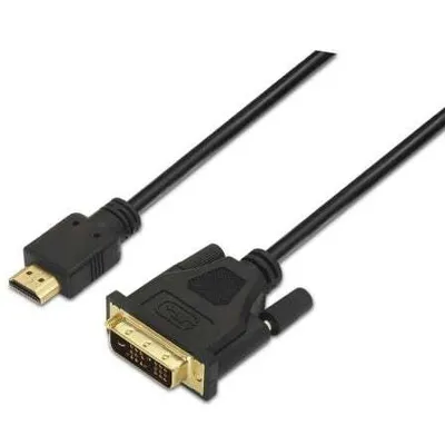 Obrázok produktu pre AISENS A117-0090, 1,8 m, Typ HDMI (štandard), DVI 18+1, Samec, Samec, Zlato