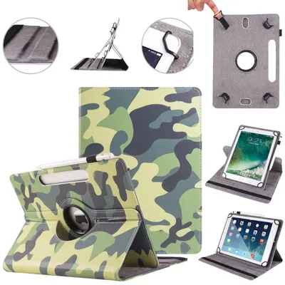 Immagine prodotto di Per Samsung Galaxy Tab A9 Plus 360 gradi motivo 15 tablet caso arte custodia in pelle copertura