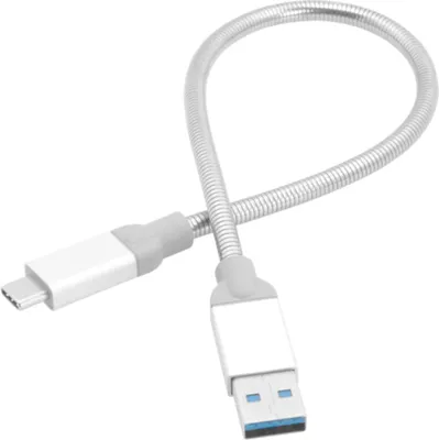 Immagine prodotto di Verbatim Sync & Charge in acciaio inox da USB-C a USB-A 3.1 30 cm