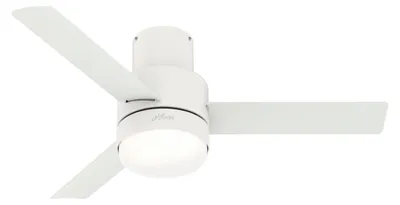 Produktbild von Hunter 50938 Gilmour Deckenventilator Beleuchtung Fernbedienung 132 cm Weiß