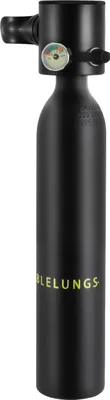 Imagen del producto de Mini botella de buceo, aleación de aluminio, capacidad de 0,5 litros, presión máxima de 3000 PSI, manómetro de fácil lectura, filtro de aire desechable