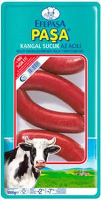 Produktbild von Efepasa Sucuk Köstliche Knoblauchwurst nach türkischer Art weniger scharf Kangal 1 kg 1 Stück