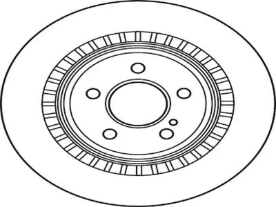 Produktbild von TRW Bremsscheiben (2 Stück) Hinterachse DF4916S