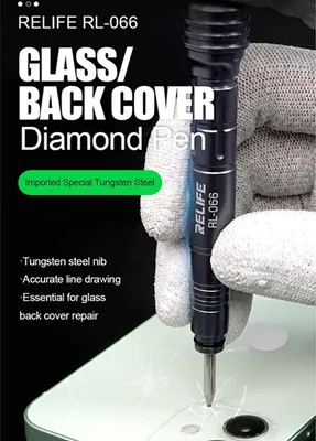 Produktbild von Relife Akkudeckel-Glas Reparatur-Werkzeug für iPhone 8 bis 15 Serie (TE-795)