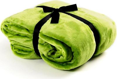 Kuscheldecke Tagesdecke Wohndecke 150 x 200 cm Flanell Decke Wolldecke Plaid Uni