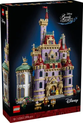 Zdjęcie produktu dla LEGO Disney Princess Zamek z Pięknej i Bestii, Zestaw do budowania, 18 lat(a), Plastik, 2916 szt., 3,45 kg