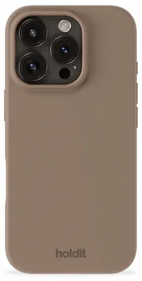 Productafbeelding van Holdit Silicone Case voor de Apple iPhone 16 Pro Max - Mocha Brown
