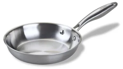 Produktbild von Fackelmann VITA3 Bratpfanne Ø 20 cm – Edelstahlpfanne mit ergonomischem Griff, f