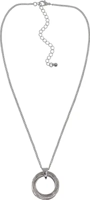 Produktbild von Steuer Modeschmuck Anhänger mit Kette Metall 51cm silber 445050211