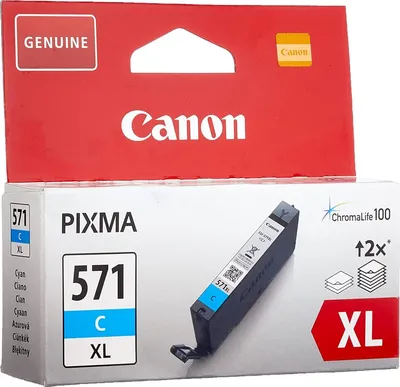Produktbild von Canon CLI-571C XL Original Druckerpatrone Cyan hohe Kapazität 0332C001