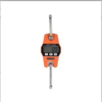 Produktbild von Elektronische Waage, 300 kg, Hängehakenwaage, LCD-Dynamometer, industrielles Wiegehakengewicht, 300 kg/600 lbs