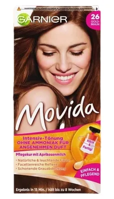 Produktbild von Garnier Movida Haarfarbe 26 Goldbraun