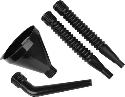 Zdjęcie produktu dla Lejek plastikowy, czteroczęściowy z sitkiem, czasza 130 mm, okrągły