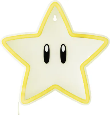 Produktbild von Super Star Super Mario LED-Neonlicht zur Wandhalterung