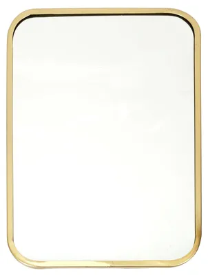 Produktbild von Home Deco Factory Spiegel Carre - Rechteck - Gold - L25 x B34 cm
