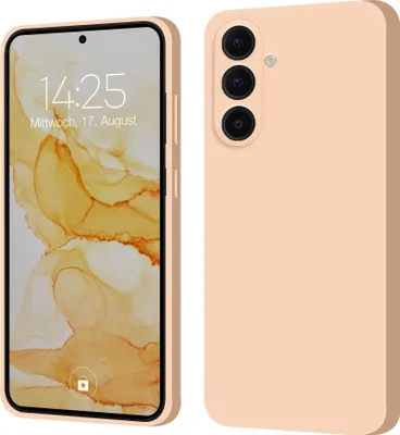 Produktbild von Hülle für Samsung Galaxy A56 5G Case Cover Bumper Silikon Softgrip Schutzhülle Farbe: Rosa