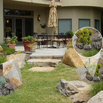 Imagen del producto de Contenedor oculto para llaves, con forma de roca artificial, impermeable, para uso en exteriores, jardín, 1 unidad