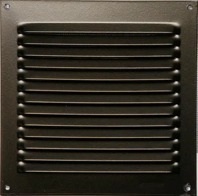 Image de Grille d'aération aluminium laqué, L.15 x l.15 cm