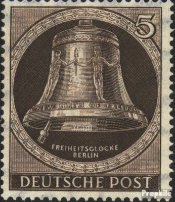 Produktbild von Briefmarken Berlin (West) 1951 Mi 75 postfrisch Freiheitsglocke