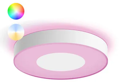Produktbild von Philips Hue White and Color ambiance Infuse Deckenleuchte L weiß, Intelligente Deckenbeleuchtung, Bluetooth/Zigbee, Weiß, LED, Metall, Nicht austauschbare(s) Leuchtmittel