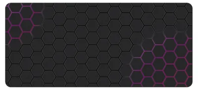 Image de Tapis de souris XXL 400 x 900 mm, grand format, motif alvéolé, antidérapant