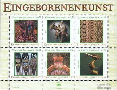 Produktbild von Briefmarken UNO - Wien 2003 Mi Block17 (kompl.Ausg.) postfrisch Eingeborenenkunst