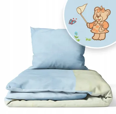 Produktbild von Kinderbettwäsche 100x135 Baumwolle Baby Bettwäsche Set 100x135 + 40x60 Kissenbezug Jungen & Mädchen Kleinkind Bettbezug